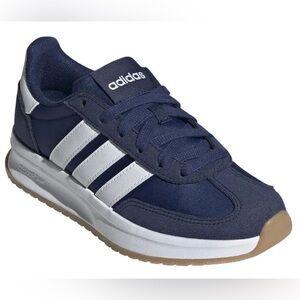 Adidas Run 70s 2.0 J Dark Blue Size 6.5Y New With Box) White Gum JI2267
